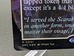 Hashaton, Scarab's Fist (Borderless) Commander: Aetherdrift Foil - Image 2