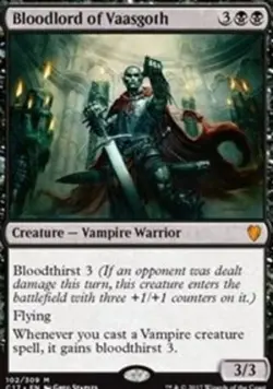 Bloodlord of Vaasgoth - Commander 2017 #102/309 MTG Magic The Gathering - Image 1