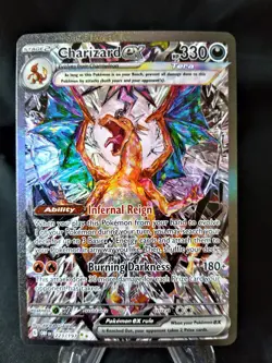 Charizard ex 223/197 Special Illustration Rare SIR Obsidian Flames Pokemon TCG - Image 1