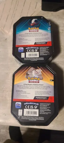 Lot Of 2 Factory Sealed Pokemon TCG - Darkrai and Slaking - Collectors Tins - Image 4