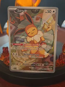 Pokemon TCG Eevee 173 Holo Promo Prismatic Evolutions NM - Image 2