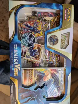Pokemon TCG Origin Forme Dialga VSTAR Premium Collection Box - Image 1