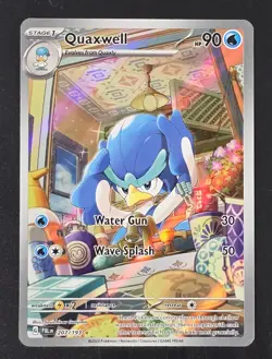 Quaxwell 207/193 Sv02: Paldea Evolved Holo NM Pokemon TCG Ships FAST - Image 1
