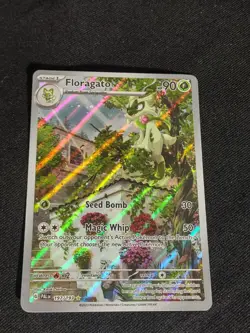 Pokemon TCG Floragato 197/193 S&V Paldea Evolved Illustration Rare Full Art Holo - Image 1