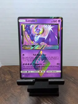 Pokemon TCG Lunala Prism Ultra Prism 62/156 Reverse Holo Holo Rare - Image 1