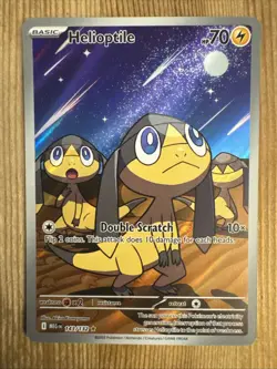 Helioptile 143/132 Illustration Rare Pokemon TCG Mega Evolutions - Image 1