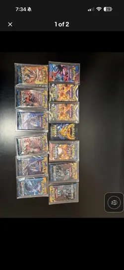 Lot of 14 Pokemon Sword & Shield Brilliant Stars Booster Packs Sealed - Image 1
