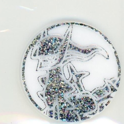 Pokemon TCG - Arceus Standard Coin - Glitter White - Image 1