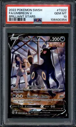 Umbreon V - TG22/TG30 - PSA 10 - Full Art - Brilliant Stars - Pokemon - 10678 - Image 1
