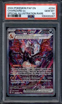 Charizard ex - 234/091 - PSA 10 - SIR - Paldean Fates - Pokemon - 10657 - Image 1