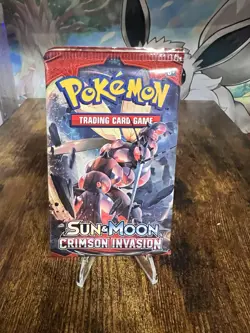 NEW Pokemon TCG Crimson Invasion Booster Pack Sealed - Image 1