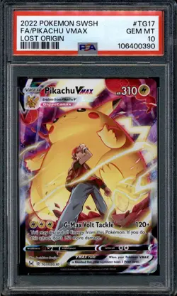 Pikachu Vmax - TG17/TG30 - PSA 10 - Full Art - Lost Origin - Pokemon - 10654 - Image 1