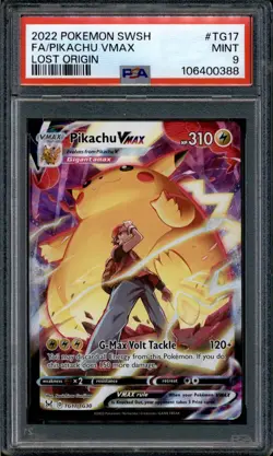 Pikachu Vmax - TG17/TG30 - PSA 9 - Full Art - Lost Origin - Pokemon - 10655 - Image 1