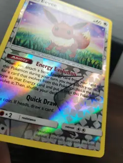 Eevee 101/149 Reverse Holo Sun and Moon Base Set SM Pokemon NM - Image 2