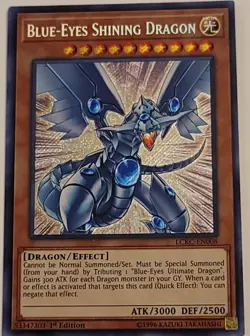 Blue-Eyes Shining Dragon LCKC-EN008 Yu-Gi-Oh Legendary Collection Kaiba-1st Edi - Image 1
