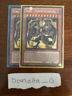2x Yugioh Yubel - Terror Incarnate RYMP-EN071 Rare 1st Edition LP - Image 1
