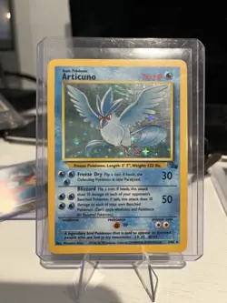 Articuno 2/62 Fossil Set Holo Rare Vintage 1995 Pokemon Card - NM - Image 4