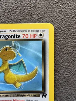 Pokemon Dark Dragonite 1st Edition Non-Holo Card 22/82 LP very clean! - Image 5