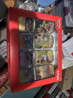 Pokemon Scarlet & Violet Mini Tins 4 Promo Cards 151 Series 2 Pack!!! - Image 1