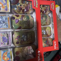 Pokemon Scarlet & Violet Mini Tins 4 Promo Cards 151 Series 2 Pack!!! - Image 4