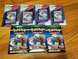 Pokemon TCG Umbreon VMAX Card Pack & Walmart Exclusive Mystery Repack Lot Of 7x - Image 1