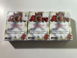 Mythos CCG (Chaosium) New Aeon 60 Cards 3 starter decks limited edition Sealed - Image 1