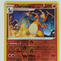 Charizard 025/185 Reverse Holo Vivid Voltage Pokemon TCG Card - Image 2