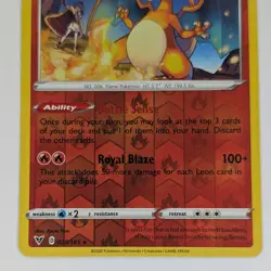 Charizard 025/185 Reverse Holo Vivid Voltage Pokemon TCG Card - Image 3