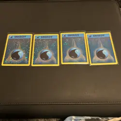 Water Energy Holo 2002 WotC League Promo English Pokemon Card Lot Of 4 - Image 1