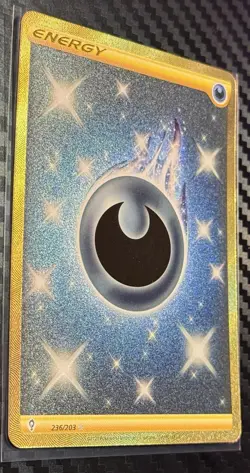Pokemon TCG Card • Darkness Energy 236 /203 • Evolving Skies • Holo • LP - Image 3