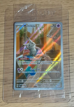 Mimikyu SVP 075 New & Sealed Promo Pokemon Card Paldean Fates (SEALED) - Image 3