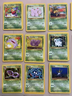 Vintage Pokemon WOTC Lot 1999-2000 | 82 Cards LP/NM Base Set Jungle Fossil - Image 3