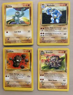 Vintage Pokemon WOTC Lot 1999-2000 | 82 Cards LP/NM Base Set Jungle Fossil - Image 5