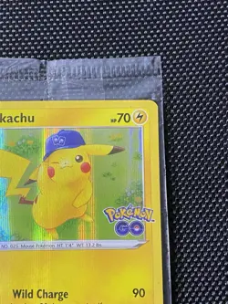 Pokemon Pikachu 028/078 Holo Rare Pokemon Go Store Promo Card Sealed - Image 3