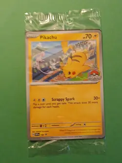 Pikachu Pokemon Scarlet & Violet Black Star SVP 190 Factory Sealed Promo Card - Image 2