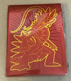 65 Ct Scarlet & Violet ETB Koraidon Pokemon Card Sleeves New Sealed - Image 1