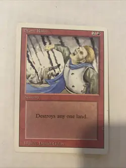 Vintage 1994 Stone Rain Revised Edition Magic the Gathering - Image 1