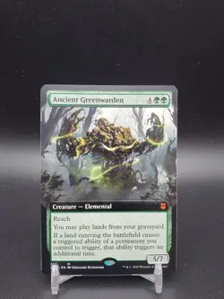 Ancient Greenwarden Extended Art Zendikar Rising NM MTG - Image 1