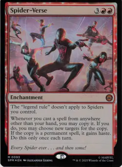 Spider-Verse M Marvel's Spider-Man 93 NM Foil MTG - Image 1