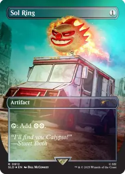 MTG Secret Lair PlayStation TWISTED METAL Sol Ring Rainbow Foil Edition Presale - Image 1