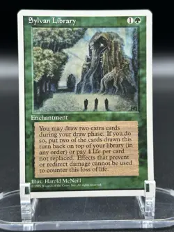 Sylvan Library MTG Core Set 4th Edition Regular - Image 1