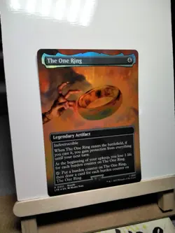 MTG FOIL The One Ring (Borderless) Promo Lord of the Rings 0451 - Image 3