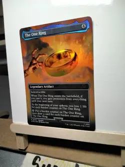 MTG FOIL The One Ring (Borderless) Promo Lord of the Rings 0451 - Image 4