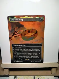MTG FOIL The One Ring (Borderless) Promo Lord of the Rings 0451 - Image 5