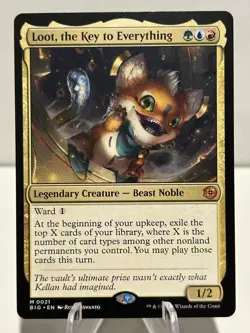 Loot, the Key to Everything 21 M Outlaws Thunder Junction The Big Score NM MTG - Image 1