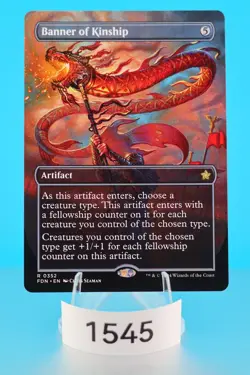 MTG Banner of Kinship (Borderless) Foundations Regular #352 - Image 1