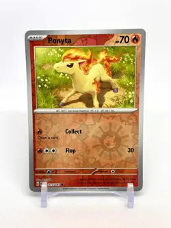 Pokemon TCG 151 Ponyta 077/165 151 Reverse Holo NM/ M- US SELLER - Image 1