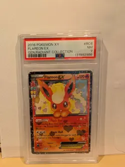 2016 POKEMON XY GENERATIONS RADIANT COLLECTION #RC6 FLAREON EX PSA 7 - Image 1