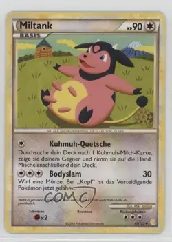 Miltank (HGSS) German Gold Snowflake Stamp Pokemon Countdown Calendar #47 2008 - Image 1
