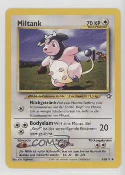 Miltank German Pokemon Neo Genesis #41 2000 - Image 1